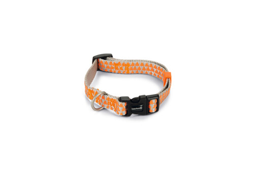 Beeztees Köpek Boyun Tasması, Açık Gri Turuncu, 26-40cm - 1