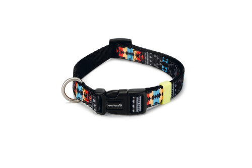 Beeztees Köpek Boyun Tasması, Renkli Desenli, 20-30cm, 10mm - 1