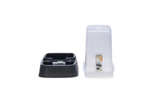 Beeztees Köpek Depolu Mama Su Kabı, Plastik, 33,5x20x27cm, 3,7L - 5