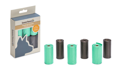 Beeztees Köpek Dışkı Toplama Poşeti, Bioçözünür, 795005-795007 ile kullanılabilir, 6x10Adet - 1