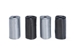 Beeztees Köpek Dışkı Toplama Poşeti, Siyah Gri, 4x20Adet - 2