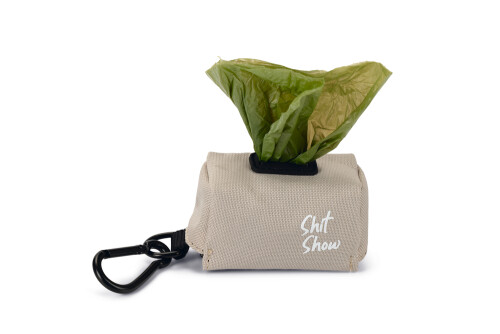 Beeztees Köpek Dışkı Toplama Poşeti Taşıma Çantası, Gri, 7,5x3,5x4cm - 3