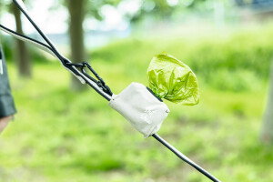 Beeztees Köpek Dışkı Toplama Poşeti Taşıma Çantası, Gri, 7,5x3,5x4cm - 2