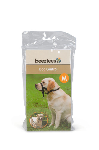 Beeztees Köpek Eğitim Tasması, Baş Kontrollu, Siyah, M - 2