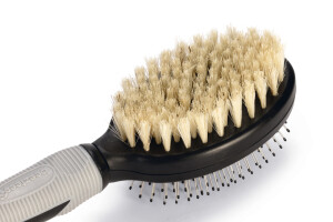 Beeztees Köpek Fırçası ve Tarağı, Çift Taraflı, L, Siyah Gri, 22,5cm, 22,5x6,5x7,5cm - 4