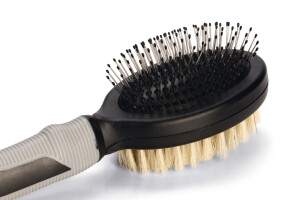 Beeztees Köpek Fırçası ve Tarağı, Çift Taraflı, L, Siyah Gri, 22,5cm, 22,5x6,5x7,5cm - 5