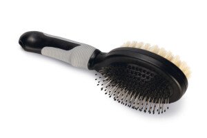 Beeztees Köpek Fırçası ve Tarağı, Çift Taraflı, L, Siyah Gri, 22,5cm, 22,5x6,5x7,5cm - 2