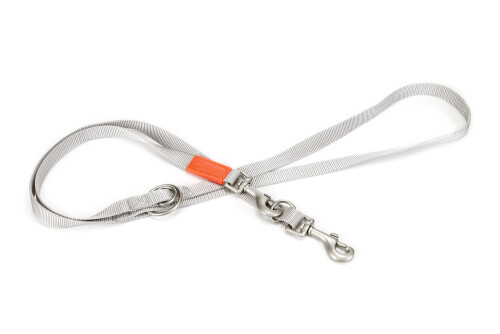 Beeztees Köpek Gezdirme Kayışı, Açık Gri, 120cm, 20mm - 1