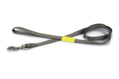 Beeztees Köpek Gezdirme Kayışı, Gri, 120cm, 20mm - 1