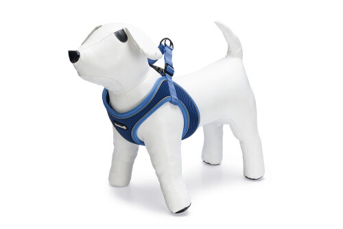 Beeztees Köpek Göğüs Tasması, Neopren, Mavi, M, 41-46cm - 1