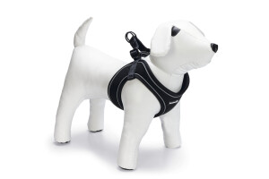 Beeztees Köpek Göğüs Tasması, Neopren, Siyah, M, 41-46cm - 2