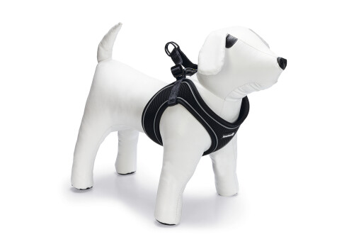 Beeztees Köpek Göğüs Tasması, Neopren, Siyah, M, 41-46cm - 2