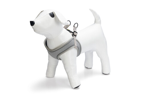 Beeztees Köpek Göğüs Tasması, Neopren, Gri, XS, 30-35cm - 1