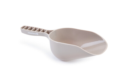 Beeztees Köpek Mama Küreği L, Plastik, Bej, 29cm - 1