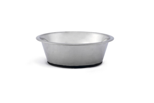 Beeztees Köpek Mama Su Kabı, Kaymaz Tabanlı, Paslanmaz Çelik, 25cm, 2,7L - 1