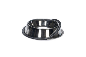 Beeztees Köpek Mama Su Kabı, Paslanmaz Çelik, Kaymaz, 18cm, 700ml - 3