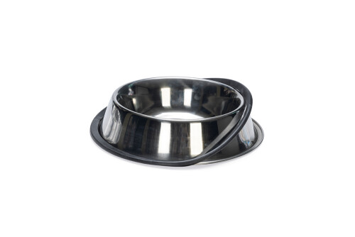 Beeztees Köpek Mama Su Kabı, Paslanmaz Çelik, Kaymaz, 18cm, 700ml - 3