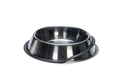 Beeztees Köpek Mama Su Kabı, Paslanmaz Çelik, Kaymaz, 22cm, 1,6L - 2