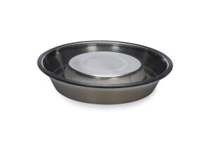 Beeztees Köpek Mama Su Kabı, Paslanmaz Çelik, Kaymaz, 22cm, 1,6L - 4