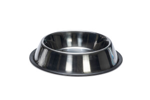 Beeztees Köpek Mama Su Kabı, Paslanmaz Çelik, Kaymaz, 22cm, 1,6L - 3