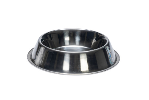 Beeztees Köpek Mama Su Kabı, Paslanmaz Çelik, Kaymaz, 22cm, 1,6L - 1