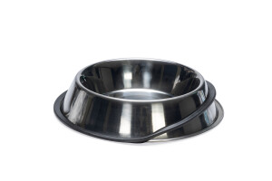 Beeztees Köpek Mama Su Kabı, Paslanmaz Çelik, Kaymaz, 22cm, 1,6L - 2