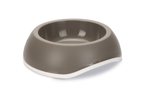 Beeztees Köpek Mama Su Kabı, Plastik, Premium, Gri, 18cm, 1,2L - 1