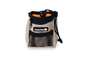 Beeztees Köpek Ödül ve Dışkı Toplama Poşeti Taşıma Bel Çantası, Gri, 8x14x10cm - Beeztees