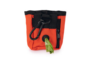 Beeztees Köpek Ödül ve Dışkı Toplama Poşeti Taşıma Bel Çantası, Kırmızı, 8x14x10cm - 2