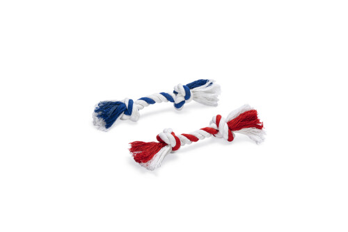 Beeztees Köpek Oyuncağı, Çift Düğümlü Diş İpi, Pamuk İplerden, 18x2,5x2,5cm, 50gr - 1