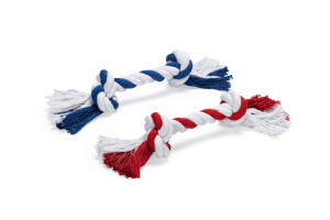Beeztees Köpek Oyuncağı, Çift Düğümlü Diş İpi, Pamuk İplerden, 18x4x4cm, 125gr - Beeztees