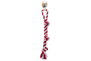 Beeztees Köpek Oyuncağı, Çift Düğümlü Diş İpi, Pamuk İplerden, 63x11x11cm, 600gr - 2