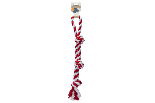 Beeztees Köpek Oyuncağı, Çift Düğümlü Diş İpi, Pamuk İplerden, 63x11x11cm, 600gr - 2
