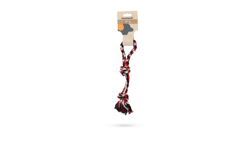 Beeztees Köpek Oyuncağı, Çift Düğümlü Diş İpi, Tutamaçlı, 25cm, 70gr - 2