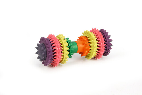 Beeztees Köpek Oyuncağı, Diş Bakım, Renkli, 14x6x6cm - 1