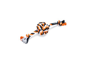 Beeztees Köpek Oyuncağı, Diş İpinden Top ve İpi, 27x7x7cm, 105gr - Beeztees