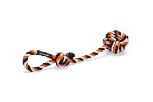 Beeztees Köpek Oyuncağı, Diş İpinden Top ve Tutamacı, 40x7x7cm, 120gr - Beeztees