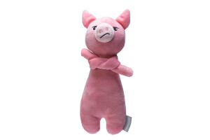 Beeztees Köpek Oyuncağı, Domuz, Peluş, Pembe, 31x11,5x8,5cm - 1