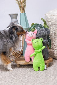 Beeztees Köpek Oyuncağı, Domuz, Peluş, Pembe, 31x11,5x8,5cm - 2