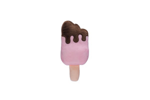Beeztees Köpek Oyuncağı, Dondurma, Peluş, Pembe, 19x8x5cm - 1