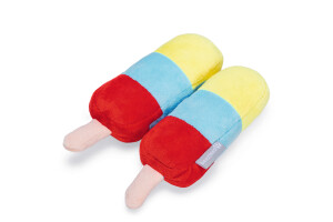 Beeztees Köpek Oyuncağı, Dondurma, Peluş, Renkli, 2 Adet, 18x12x4,5cm - 1