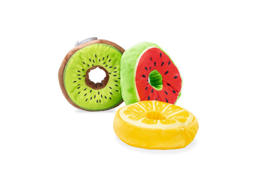 Beeztees Köpek Oyuncağı, Donut, Peluş, Çeşitli Renklerde, 12x12x5cm - 9