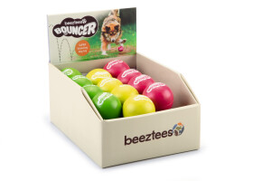 Beeztees Köpek Oyuncağı, Ekstra Zıplayan Top, Kauçuk, Çeşitli Renklerde, 6,5cm - 5