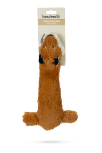 Beeztees Köpek Oyuncağı, İki Sesli, Tilki, Peluş, Kahverengi, 36cm - 2