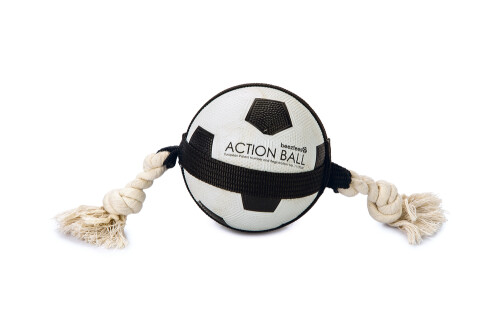 Beeztees Köpek Oyuncağı, İpli Futbol Topu, 12,5cm - 1