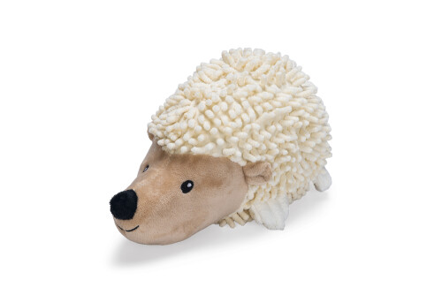 Beeztees Köpek Oyuncağı, Kirpi, Peluş, Beyaz, 26x14x15cm - 1