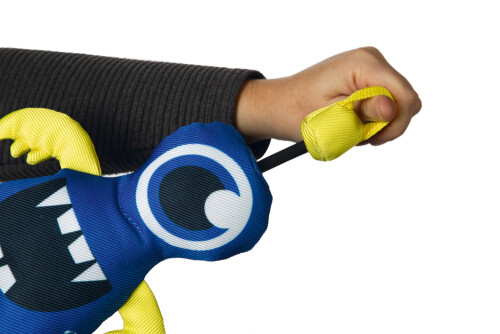 Beeztees Köpek Oyuncağı, Kumaş ve İp, Sarı/Lacivert , 16x5x35cm - 2