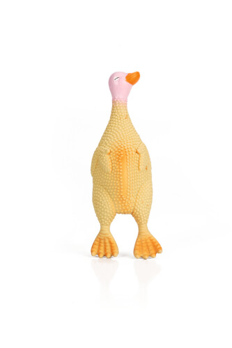 Beeztees Köpek Oyuncağı, Ördek, Lateks, Sarı, 23,5x6,5x5cm - 1