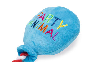 Beeztees Köpek Oyuncağı, Parti Balonu, Peluş, Mavi, 39x13x7,5cm - 9