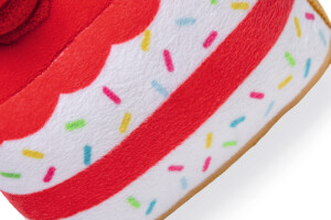 Beeztees Köpek Oyuncağı, Pasta Dilimi, Peluş, Renkli, 19x14x11cm - 10